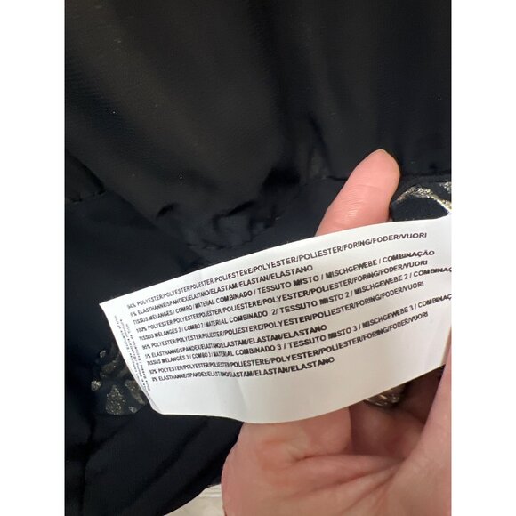 Joseph Ribkoff NWT Black with Gold Brocade Blouse Dress - Picture 6 of 9